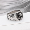 316L Surgical Stainless Steel Finger Rings for Men FS-WG2869D-05-4