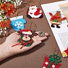 Gorgecraft 9Pcs 9 Style Felt Pendant Decorations FABR-GF0001-01-3