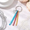 Aluminum Crochet Hooks Keychain KEYC-JKC01013-05-1