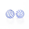 Transparent Handmade Blown Glass Globe Beads GLAA-T012-35C-07-2
