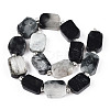 Natural Eagle Eye Stone Beads Strands G-C098-A16-01-3