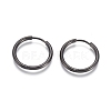 304 Stainless Steel Huggie Hoop Earrings EJEW-F111A-20mm-B-1