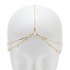 Alloy with Rhinestone Hair Chain DIY-WH20058-11G-7