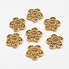 Tibetan Style Alloy Bead Caps X-GLF10597Y-NF-1