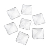 Transparent Glass Square Cabochons X-GGLA-S022-15mm-4