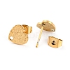 Ion Plating(IP) 304 Stainless Steel Stud Earring Findings X-EJEW-O104-07G-3