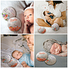 2Pcs 2 Style Single-face Printed Wooden Baby Photo Props DJEW-WH0600-005-4