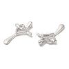 Brass & Cubic Zirconia Pendants KK-G468-43P-2