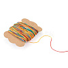 50M Gradient Color Waxed Polyester Cords YC-TADJ0001-04E-2