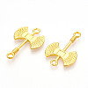 Alloy Double Axe Connector Charms X1-PALLOY-N176-125G-2