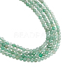 2 Strands Natural Green Aventurine Beads Strands G-NB0005-02-4