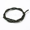 Natural Black Agate Bead Strands G-A130-3mm-K01-2