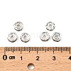Brass Grade A Rhinestone Spacer Beads RSB036NF-05-2