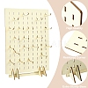 Desktop Rectangle Wooden Jewelry Bracelet Organizer Stands ODIS-YWC0001-01-5