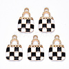 Alloy Enamel Pendants ENAM-N054-006C-1