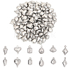 CHGCRAFT 120Pcs 6 Styles 304 Stainless Steel Pendants STAS-CA0001-98-1