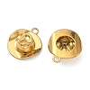304 Stainless Steel Pendants STAS-P446-08G-2