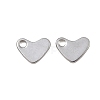 Tarnish Resistant 304 Stainless Steel Stamping Blank Tag Pendants STAS-Q024-1-2