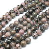 Natural Rhodonite Beads Strands G-D862-01-8mm-1