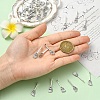 50Pcs Tibetan Style Zinc Alloy Broom Pendants TIBEP-YW0002-15-5