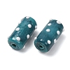 Handmade Lampwork Bumpy Beads LAMP-G170-01B-14-2