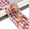 Natural Agate Beads Strands G-M437-C01-01D-1