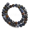 Natural Dumortierite Beads Strands G-F826-A01-8mm-5