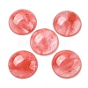 Cherry Quartz Glass Cabochons G-C115-02B-04-1