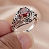 Alloy and Rhinestone Finger Rings for Women FS-WG94321-01-2