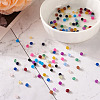 Craftdady 490Pcs 14 Colors Imitation Jade Glass Beads Strands GLAA-CD0001-13-14