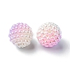 Imitation Pearl Acrylic Beads OACR-FS0001-32E-3