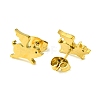 Cute Little Animal Theme 304 Stainless Steel Stud Earrings EJEW-B041-03E-G-2