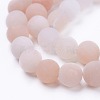 Natural Pink Aventurine Beads Strands X-G-F520-56-4mm-3