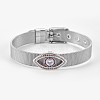 Unisex 304 Stainless Steel Watch Band Wristband Bracelets BJEW-L655-025-2
