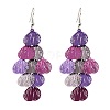 430 Stainless Steel Heart Dangle Earrings EJEW-A137-09P-01-4