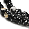 Assembled Synthetic Stone and Trochus Shell Beads Strands G-B128-08B-04-3