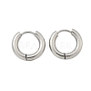 Tarnish Resistant 304 Stainless Steel Huggie Hoop Earrings LS-EJEW-F111-16mm-P-2