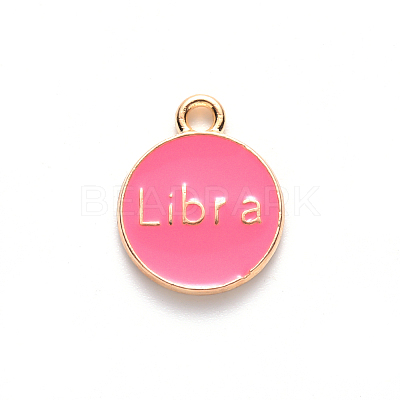 Alloy Enamel Pendants X-ENAM-S124-01B-03K-1