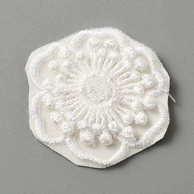 Computerized Embroidery Lace Self Adhesive/Sew on Patches DIY-WH0410-49I-1