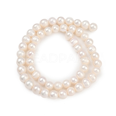 Natural Cultured Freshwater Pearl Beads Strands PEAR-I007-07X-03A-1