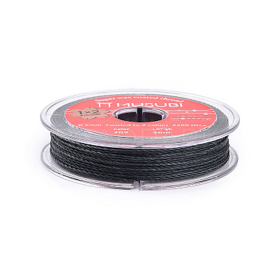2-Ply Round Waxed Cotton Thread Cords YC-T004-01A-05-1