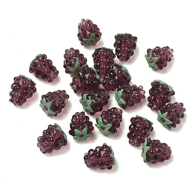 Handmade Lampwork Beads LAMP-WH0012-02C-1