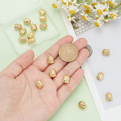 18Pcs Alloy Bead PALLOY-BC0001-14-1