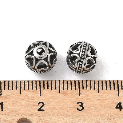 Retro 316 Surgical Stainless Steel Beads STAS-L307-17AS-05-1