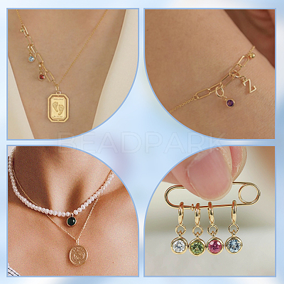 20 Sets Glass Pendants GLAA-PH0002-50-1