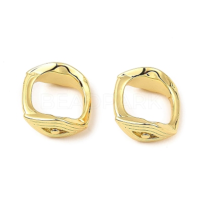 Rack Plating Brass Linking Rings KK-K346-06G-1