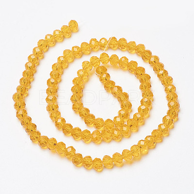 Glass Beads Strands EGLA-A034-T1mm-D17-1