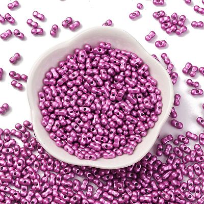 Baking Paint Glass Seed Beads SEED-L011-12A-12-1