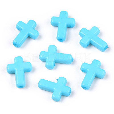 Opaque Acrylic Beads SACR-436-C29-1