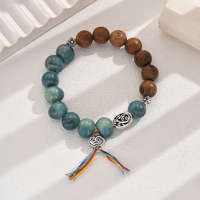 Cute Ceramic Bead Bracelet with Various Colors for Women AE3936-2-1